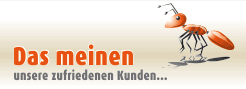 Das meinen unsere zufriedenen Kunden!